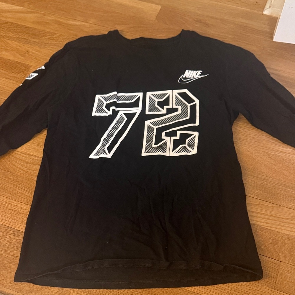 Nike Black Long Sleeve Shirt with Graphic 72
